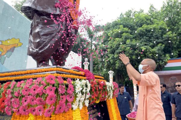 CM Yogi Leads Silent March on Partition Horrors Remembrance Day, Pays Tribute to Victims
