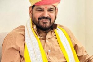 गोंडा: राहुल गांधी के छात्रों से संवाद पर बृजभूषण शरण सिंह का तंज