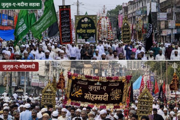 Two Processions Held in Lucknow on Eid-e-Milad-un-Nabi, Conclude Peacefully