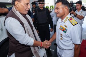 राजनाथ सिंह ने नौसेना कमांडरों के सम्मेलन को किया संबोधित, ‘ऑपरेशन ऊर्जा सुरक्षा’ की सराहना