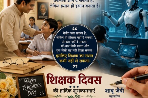 If There Are Teachers, There Will Be a Teachers’ Day  Shabu Zaidi